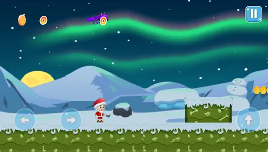 Winter Christmas Santa Runner screenshot 0