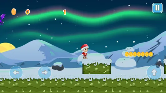 Winter Christmas Santa Runner screenshot 1