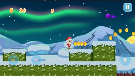 Winter Christmas Santa Runner screenshot 2