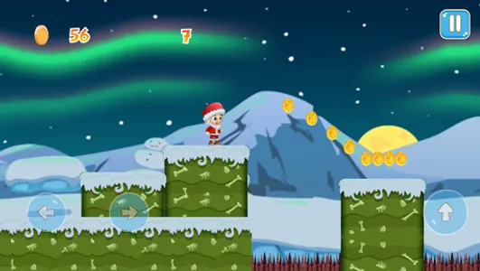 Winter Christmas Santa Runner screenshot 3