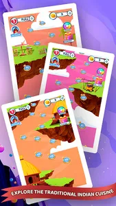 Indian Food Baash:Food Puzzle screenshot 1