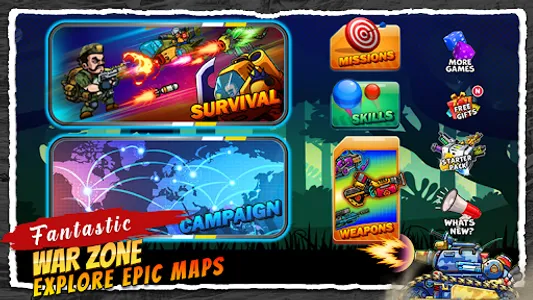 Warzone: 2D Platformer Shooter screenshot 2