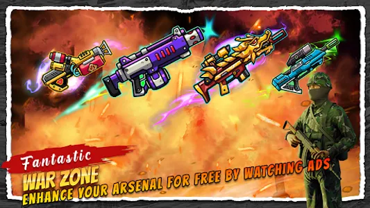 Warzone: 2D Platformer Shooter screenshot 9