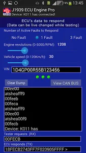 J1939 ECU Engine Pro screenshot 2