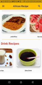 Afro Recipe screenshot 1