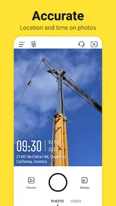 Timemark:Time stamp Camera,GPS screenshot 1