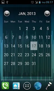 Julls' Calendar Widget Lite screenshot 0