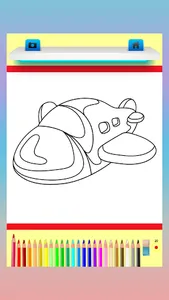 Coloring Book - Airplane screenshot 2