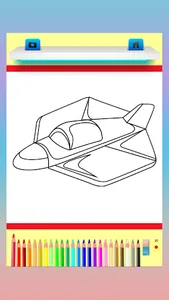 Coloring Book - Airplane screenshot 3