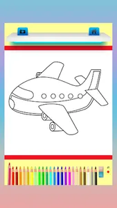 Coloring Book - Airplane screenshot 6