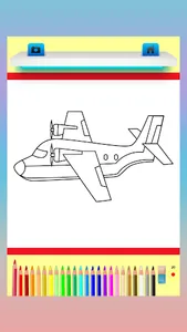 Coloring Book - Airplane screenshot 7
