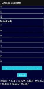 Octonion Calculator screenshot 10