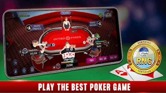 Octro Poker Texas Holdem Game screenshot 0