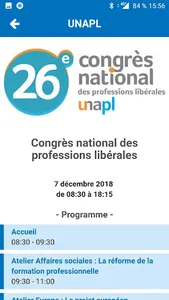 Congrès UNAPL 2019 screenshot 1