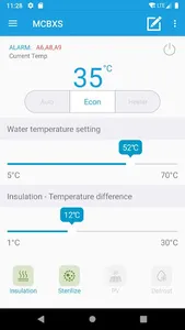 Oekoboiler screenshot 2