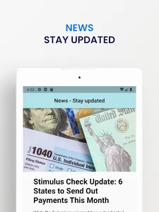 Stimulus Check And Gas Info screenshot 10