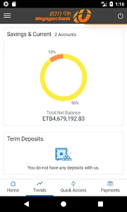 WegagenBank screenshot 2