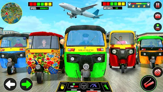 City Tuk Tuk Auto Rikshaw Game screenshot 10
