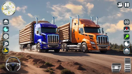 18 Wheeler Truck Driving Games screenshot 5