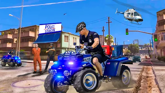 Police ATV Quad Bike Simulator screenshot 14