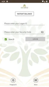 OCTFCU Mobile App screenshot 1