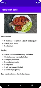 Resep ikan bakar screenshot 6