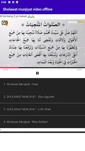 Sholawat munjiyat video offlin screenshot 8