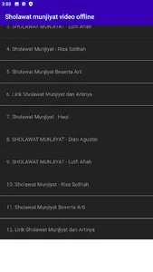 Sholawat munjiyat video offlin screenshot 9