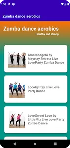 Zumba dance aerobics screenshot 0