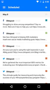 Oktopost screenshot 1