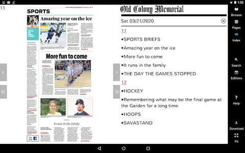 Old Colony Memorial eNewspaper screenshot 4