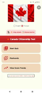 Canada Citizenship Test 2025 screenshot 0