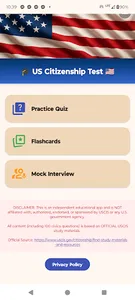 US Citizenship Test 2025 screenshot 0