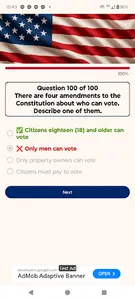 US Citizenship Test 2025 screenshot 2