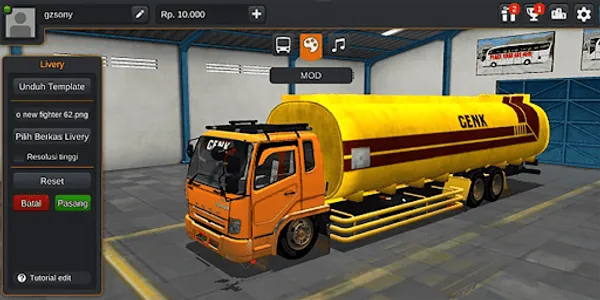 Mod Truk Tangki Bussid screenshot 2