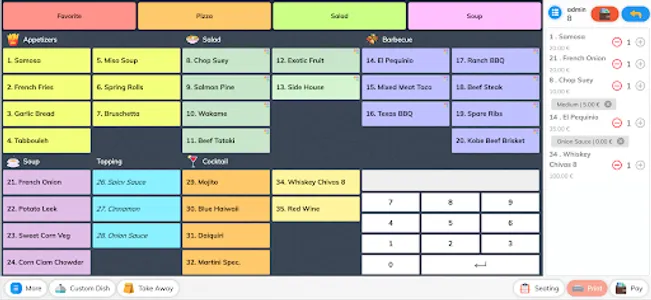 OlivePOS screenshot 1