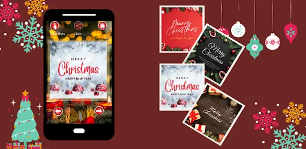 Christmas Cards Maker & Wishes screenshot 6