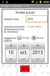 ChangerOperateur ? screenshot 0