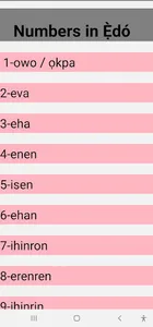 Numbers In Edo screenshot 0