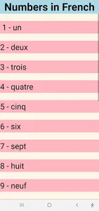 Numbers In French screenshot 10