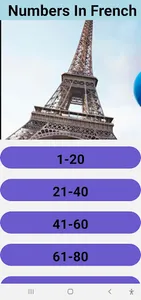 Numbers In French screenshot 4