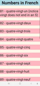 Numbers In French screenshot 5