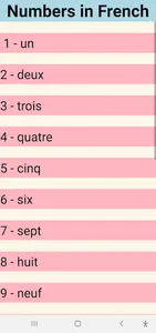 Numbers In French screenshot 6