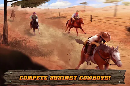 Cowboys Horse Racing Derby screenshot 2