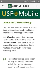 USFMobile screenshot 2