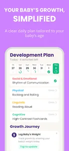 Baby Leap: Milestone Tracker screenshot 1