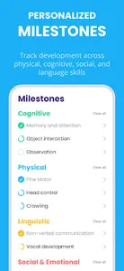 Baby Leap: Milestone Tracker screenshot 2