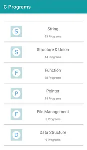 C Programs screenshot 1