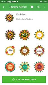Onam Stickers 2022 screenshot 2