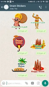 Onam Stickers 2022 screenshot 5